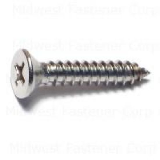 Picture of Sheetmetal-Screw Stainless-Steel #10-Size 1"-Length