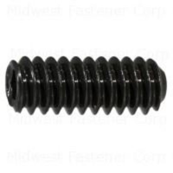 Picture of #10-24 x 1/2" Socket-Hex-Drive Set-Screw (Coarse) Black-Oxide-Finish