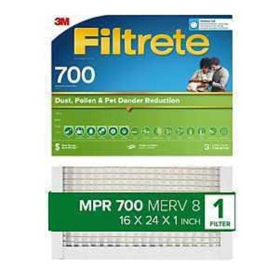 Picture of Air-filter Pleated 8-mirv 700-mpr 16" X 24" X 1"